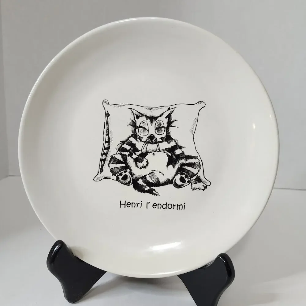 Vtg Armand le gourmand & Henri l endormi Cats of Paris By Kiss That Frog